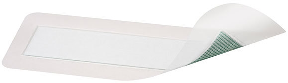 Bakteriebindande sårfilm med dyna Sorbact, 10x25cm (dyna 5x20cm) - Sorbact