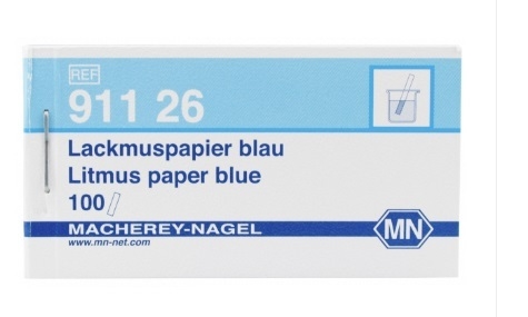 Indikatorpapper lackmus, 75x10mm blått