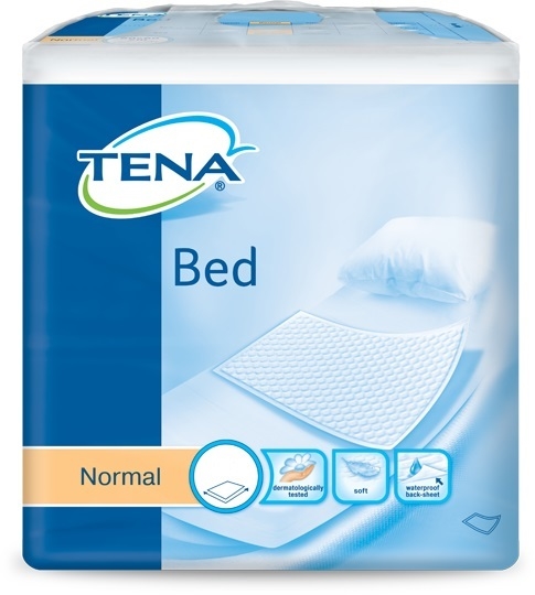 Hygienunderlägg engångs, 60x90cm 65g TENA Bed Normal - Tena - 2