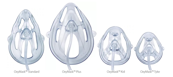 Syrgasmask öppen OxyPlus , vuxen L 4,2m slang