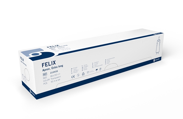 Förkläde plast engångs Selefa, 81x150cm Felix transp rulle - SELEFA® - 1