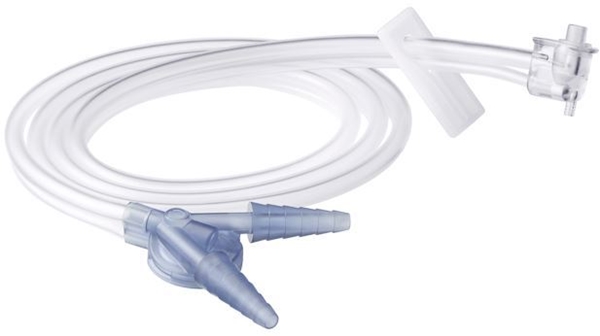 Dubbelslang för thoraxdränage, 1,5m normal ansl Thopaz