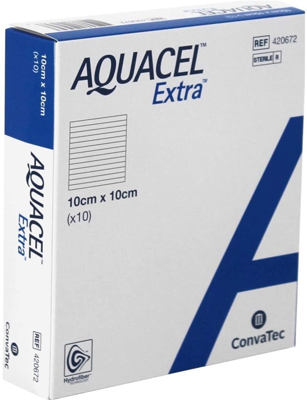 Gelbildande förband Aquacel Extra, 10x10cm - Aquacel