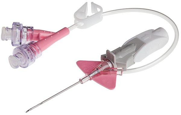 Infusionskanyl BD Nexiva Y-koppling Q-Syte Split Sep, 1,1x32mm 20G rosa Ykopp Qsyte