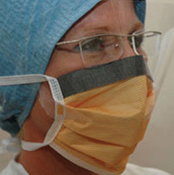 Munskydd op 4LFluidShield med visir, knyt typ IIR antifog