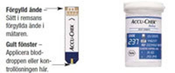 Teststicka blodglukos plasma, Accu-Chek Aviva/Nano 1x50st - Accu-chek