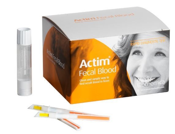 Test feces-Hb  Actim Fecal Blood, reagenskit humant blod/20