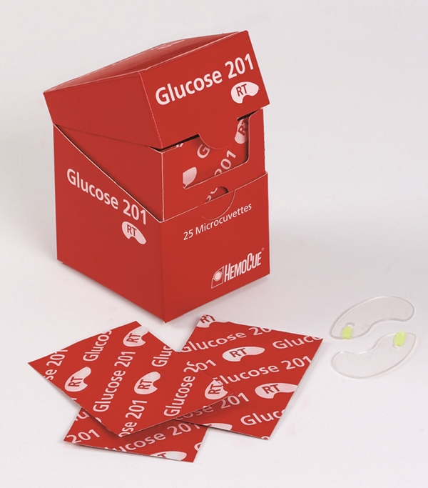 Kuvett Glukos HemoCue 201 RT, 25stx4  enstycksförp - HemoCue