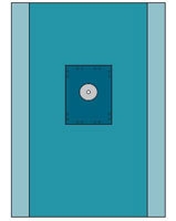 Op lakan Hand/fot Barrier, 150x180cm hål 3,5cm