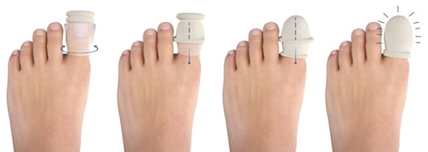 Tåförband salvkompress Adaptic, large 4x2,8cm - Adaptic - 2