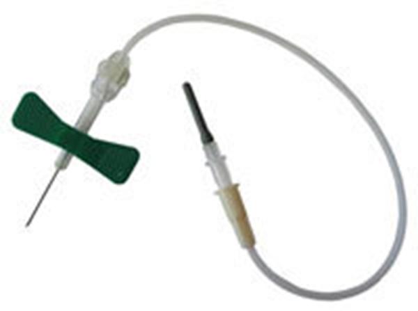 Venprovset VACUETTE Safety, 0,8x19mm 30cm grön u hållare - Vacuette