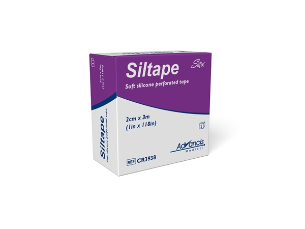 Häfta silikon Siltape, 2cmx3m beige m skyddsfilm - Siltape - 1