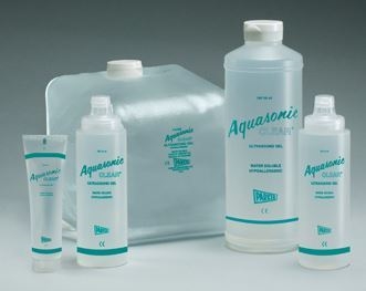 Ultraljudsgel Aquasonic CLEAR, 5L parfymfri, inkl tomflaska