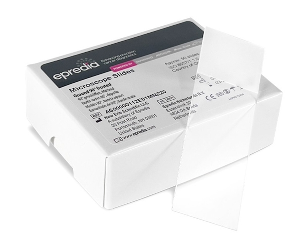 Objektglas slipade kanter Epredia, 26x76mm 90° m skrivyta cellof - Epredia