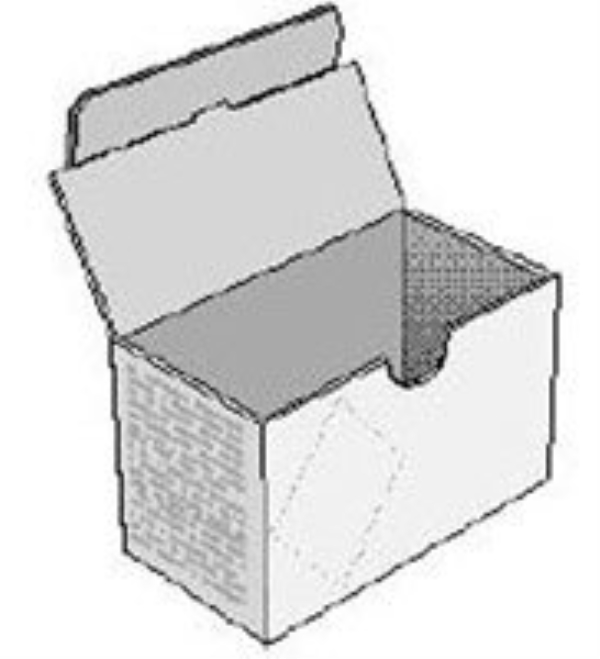 Kartong för transportburk 500, UN3373  PI 650 kategori B