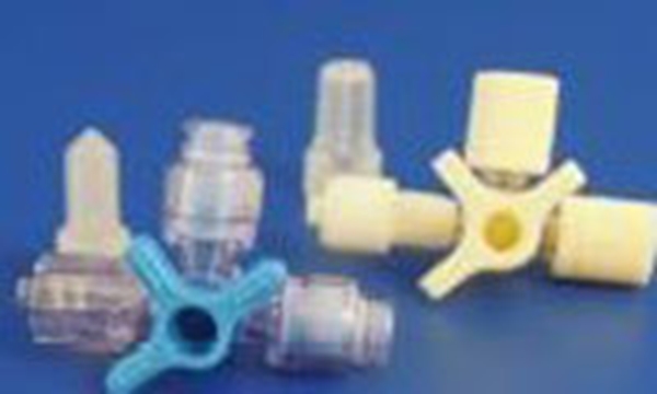 3-vägskran Codan, utan slang 1 Swan-Lock blå