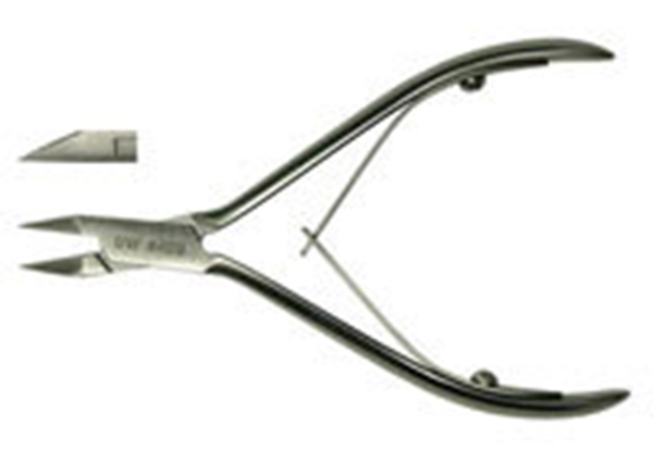 Nageltrångtång rak, 110mm rostfri