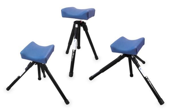 Benstöd för hembesök, ihopfällbart blågrå