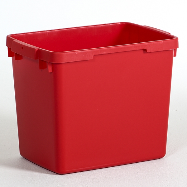 Sorteringsbox, 25L avfall röd