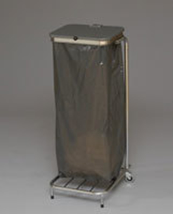 Sopsäck plast, 60L 550x900mm 50my grå