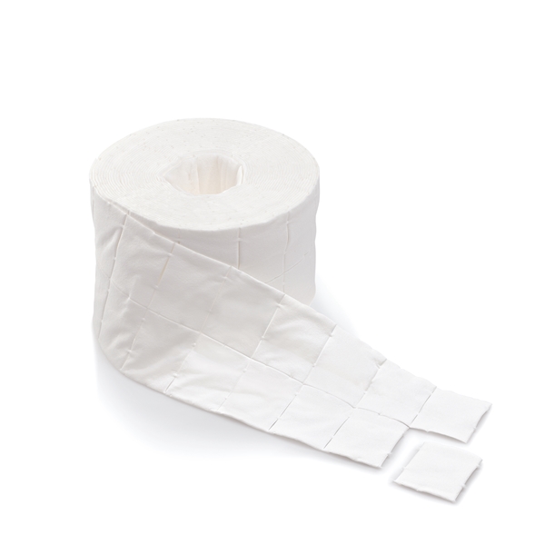 Injektionstork rul Pur-Zellin, 4x5cm vit