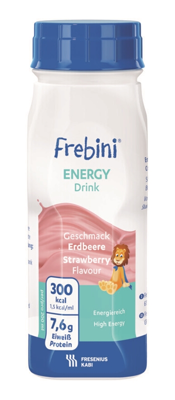 Frebini energy DRINK, 4x200ml jordgubb