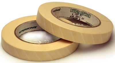 Autoklavtejp med indikator Wipak, 12mmx50m vit/grön, ånga - Steriking