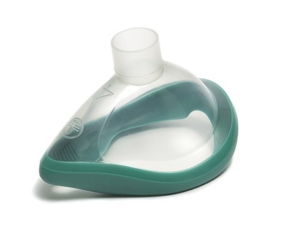 Narkosmask ClearLite, stl4 22F eng grön