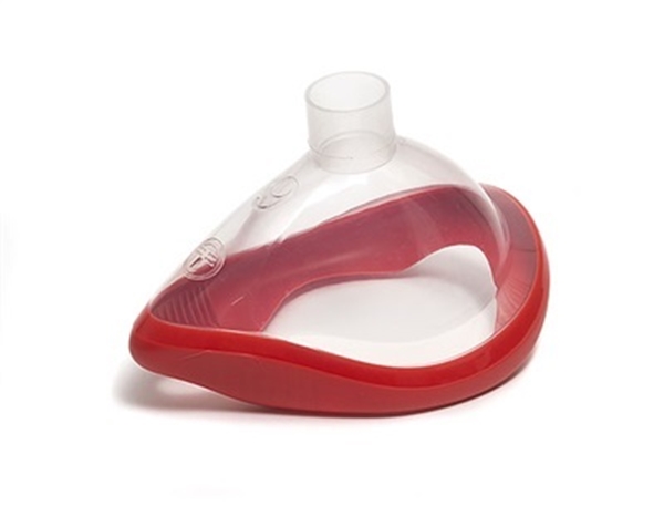 Narkosmask ClearLite, stl6 22F eng röd