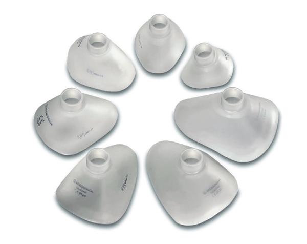 Narkosmask ClearFlex, stl6 silikon flerg