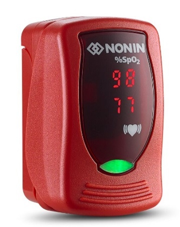 Pulsoximeter Onyx Vantage 9590, Nonin Finger röd