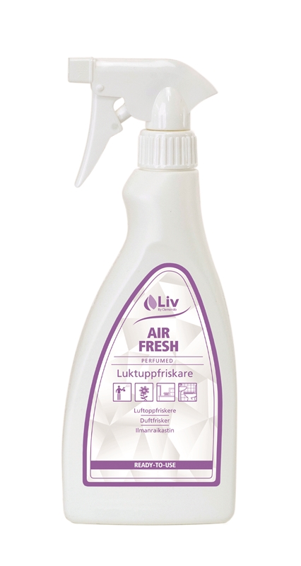 Luftrenare Liv Air Fresh, 500ml sprayflaska parfymerad - LiV