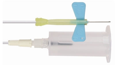 Venprovset BD Safety-Lok, 0,6x19mm 30cm turkos m hållare