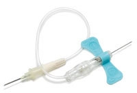 Venprovset BD Push Button, 0,6x19mm 30,5cm ljusblå m luer