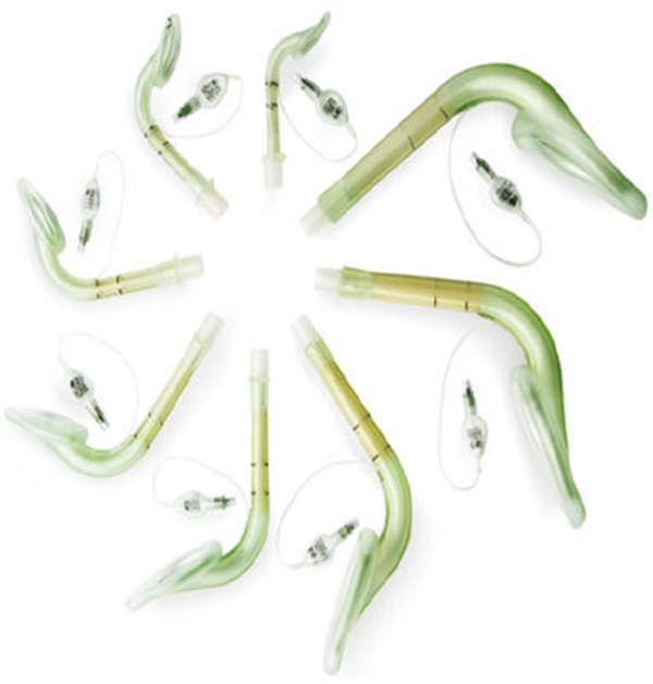 Böjd larynxmask AuraOnce, Stl 1 2-5kg