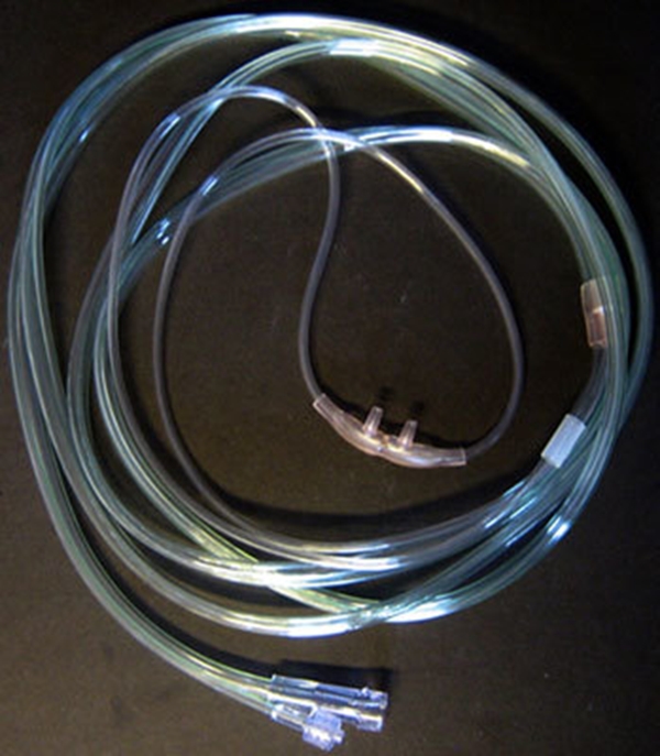 Syrgasgrimma Salter Labs, 2,1m 6L/min barn delad O2-CO2 - Salter