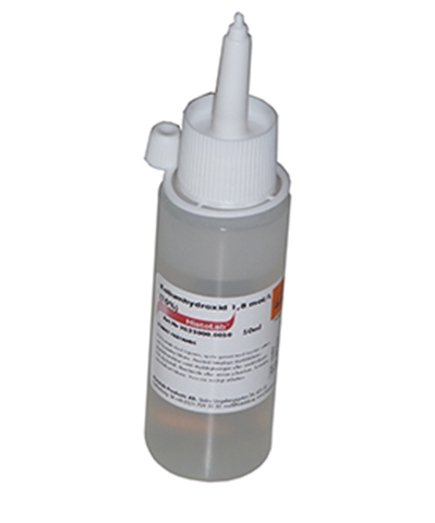 Kaliumhydroxid 10%, 50ml flaska 1,8mol/l