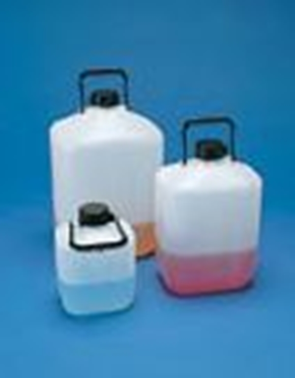 Dunk i plast med skruvlock, 2,5L bygelhandtag PE