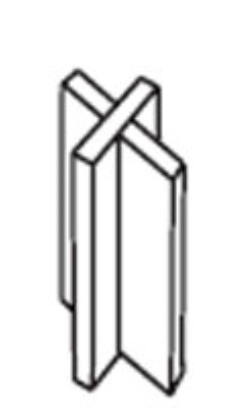 Stödkors för transportburk 500, plast