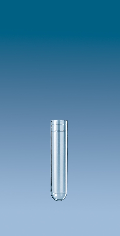 Rör rund botten utan propp, 3,5ml D12xH55mm PS påse