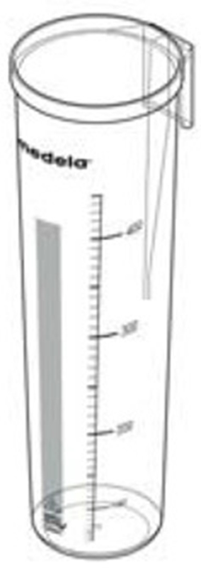 Kanister flergångs till sugsystem Medela , 500ml autoklaverbar