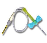 Venprovset BD Safety-Lok, 0,6x19mm 30cm turkos u hållare