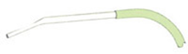 Sugset enkelböjd Medena, 5,0x6,2mmx12cm 3,5m Mini M0360