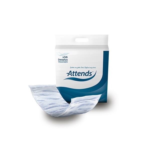 Inkontinensskydd rektangulärt, Attends Deo Plus 12x39cm - Attends