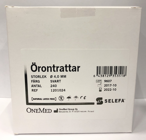 Örontratt svart Ewo engångs, 4 mm diagnostikotoskop - 2