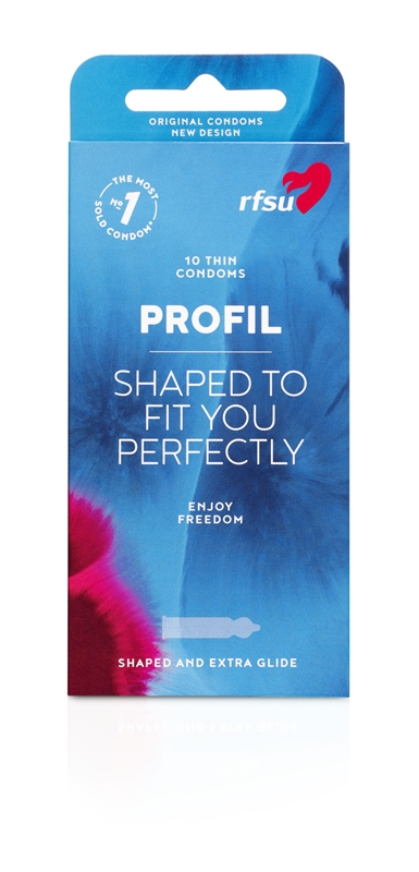 Kondom Profil, L185xB53x0,06mm 12x10-p