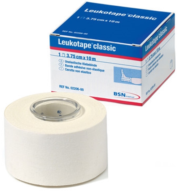 Sporttejp Leukotape Classic, 3,75cmx10m vit latex - Leukotape