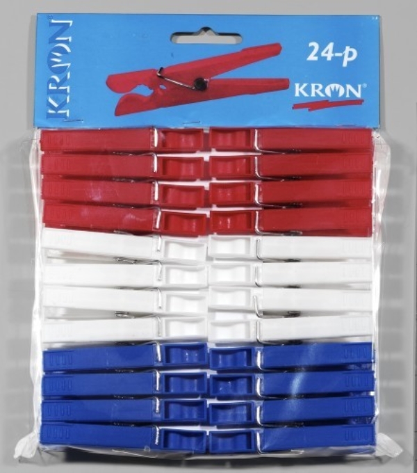 Klädnypa plast, Fp=24st - Kron