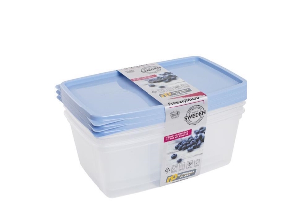Mikro/frysburk 3-p 0,8L, N - Nordiska