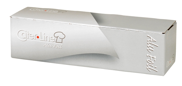 Folie aluminium dispenser/grillbox, 30cmx150m 14my - Cater-Line
